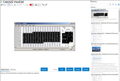 Catch22 HexEdit - Flamory bookmarks and screenshots