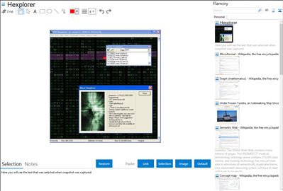 Hexplorer - Flamory bookmarks and screenshots