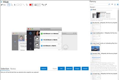 Hive - Flamory bookmarks and screenshots