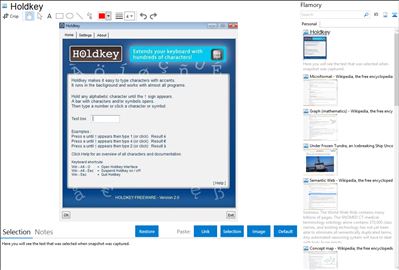 Holdkey - Flamory bookmarks and screenshots