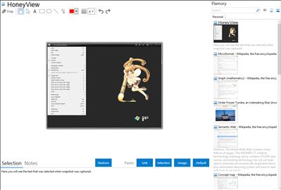 HoneyView - Flamory bookmarks and screenshots
