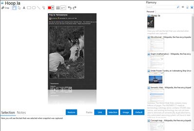 Hoop.la - Flamory bookmarks and screenshots