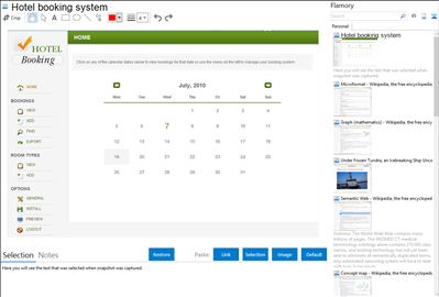 Hotel booking system - Flamory bookmarks and screenshots