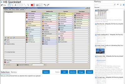 HS Quickstart - Flamory bookmarks and screenshots