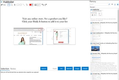 Hukkster - Flamory bookmarks and screenshots