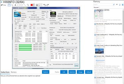 HWiNFO (32/64) - Flamory bookmarks and screenshots