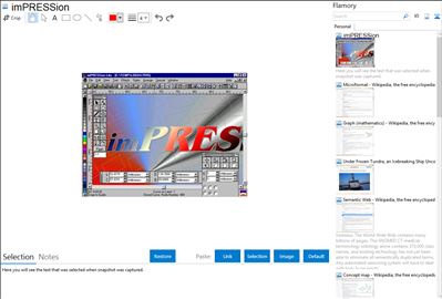imPRESSion - Flamory bookmarks and screenshots