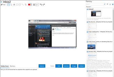 Inbox2 - Flamory bookmarks and screenshots