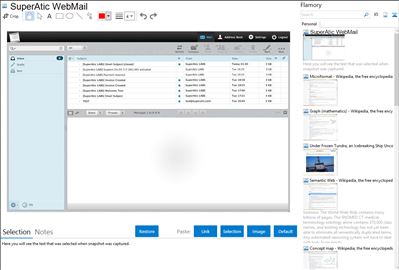 SuperAtic WebMail - Flamory bookmarks and screenshots
