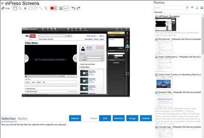 inPreso Screens - Flamory bookmarks and screenshots