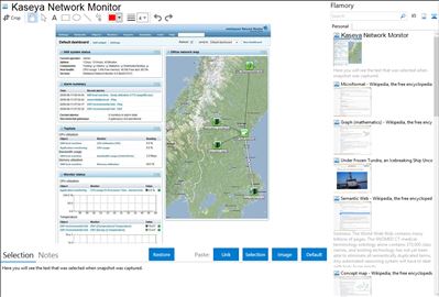 Kaseya Network Monitor - Flamory bookmarks and screenshots