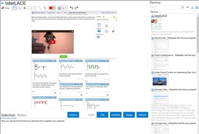 InterLACE - Flamory bookmarks and screenshots