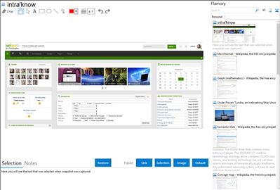 intra'know - Flamory bookmarks and screenshots