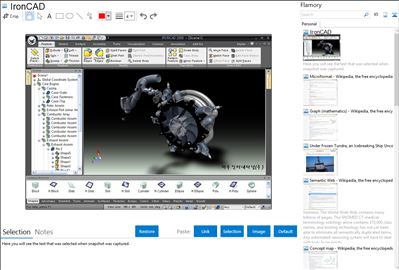 IronCAD - Flamory bookmarks and screenshots