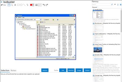 Isobuster - Flamory bookmarks and screenshots