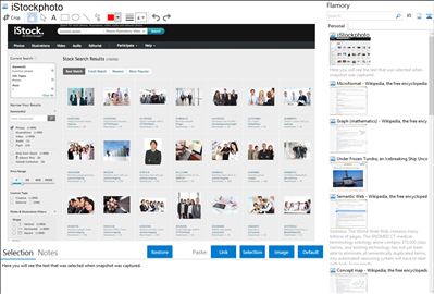 iStockphoto - Flamory bookmarks and screenshots