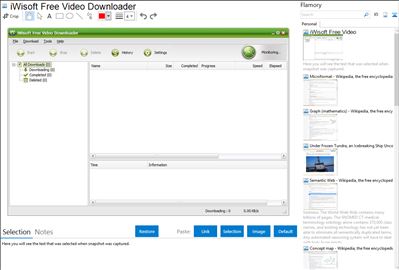 iWisoft Free Video Downloader - Flamory bookmarks and screenshots