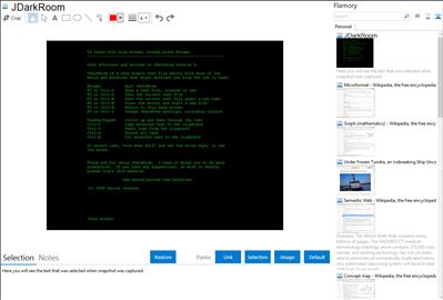 JDarkRoom - Flamory bookmarks and screenshots