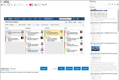 JIRA - Flamory bookmarks and screenshots