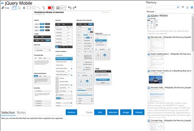 jQuery Mobile - Flamory bookmarks and screenshots