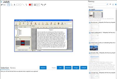 Jutoh - Flamory bookmarks and screenshots