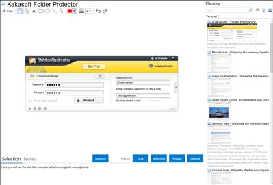 Kakasoft Folder Protector - Flamory bookmarks and screenshots