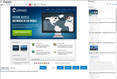 Kepard - Flamory bookmarks and screenshots