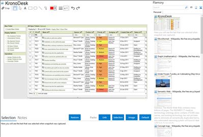 KronoDesk - Flamory bookmarks and screenshots