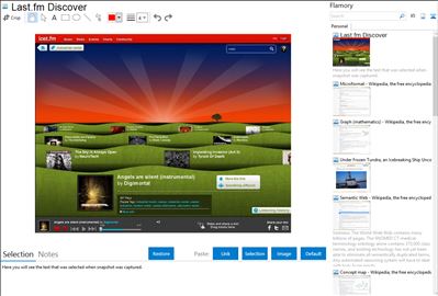 Last.fm Discover - Flamory bookmarks and screenshots