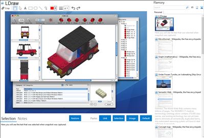 LDraw - Flamory bookmarks and screenshots