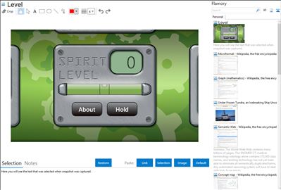 Level - Flamory bookmarks and screenshots