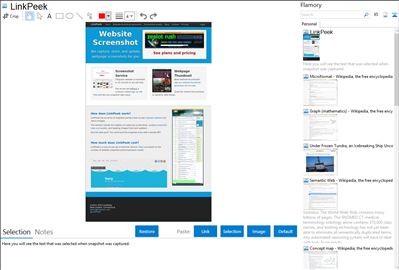 LinkPeek - Flamory bookmarks and screenshots
