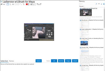LipService w/LBrush for Maya - Flamory bookmarks and screenshots