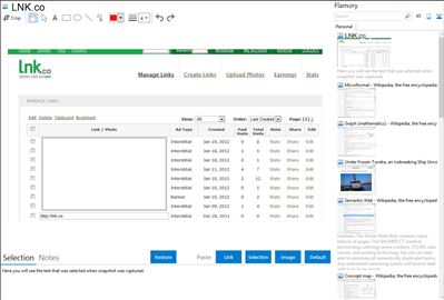 LNK.co - Flamory bookmarks and screenshots