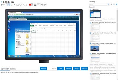 LoginPro - Flamory bookmarks and screenshots