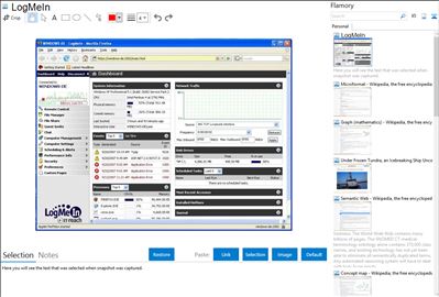 LogMeIn - Flamory bookmarks and screenshots