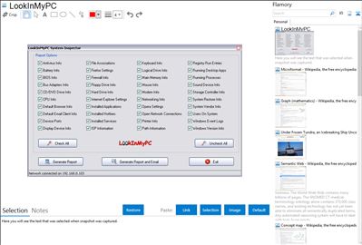 LookInMyPC - Flamory bookmarks and screenshots