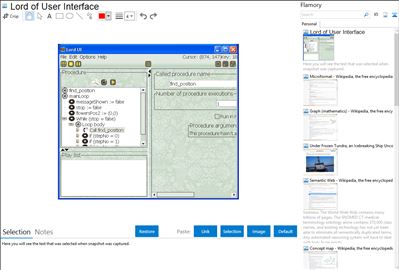 Lord of User Interface - Flamory bookmarks and screenshots