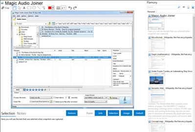 Magic Audio Joiner - Flamory bookmarks and screenshots