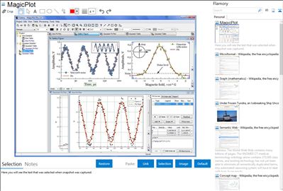 MagicPlot - Flamory bookmarks and screenshots