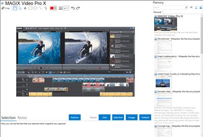 MAGIX Video Pro X - Flamory bookmarks and screenshots