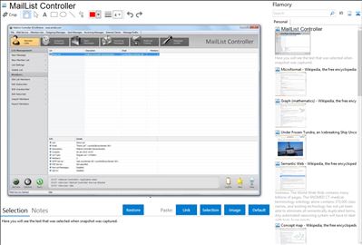 MailList Controller - Flamory bookmarks and screenshots