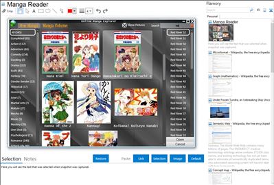 Manga Reader - Flamory bookmarks and screenshots