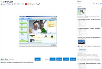 ManyCam - Flamory bookmarks and screenshots