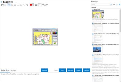 Mapwel - Flamory bookmarks and screenshots