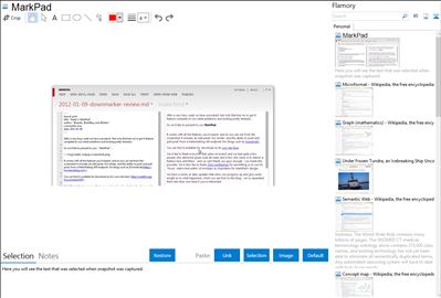 MarkPad - Flamory bookmarks and screenshots