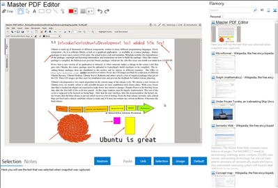 Master PDF Editor - Flamory bookmarks and screenshots