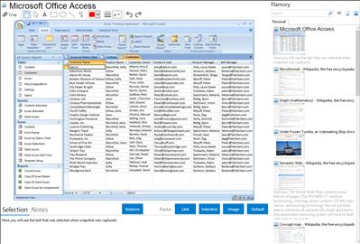 Microsoft Office Access - Flamory bookmarks and screenshots