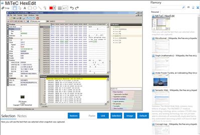 MiTeC HexEdit - Flamory bookmarks and screenshots