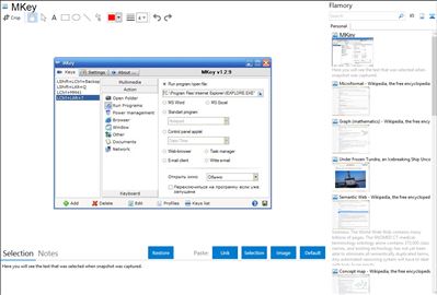 MKey - Flamory bookmarks and screenshots